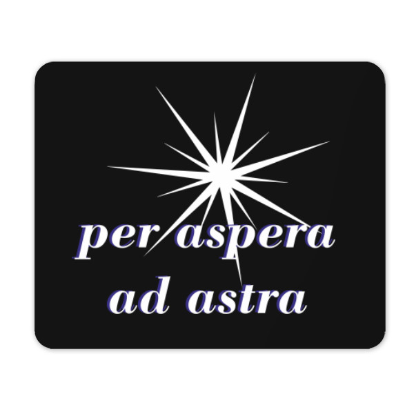 Podložka pod myš s potiskem Přes překážky ke hvězdám 